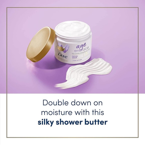 2 Pack Dove Body Love AGE EMBRACE Pre-Cleanse Shower Butter W/Peptide Serum 10oz - Picture 4 of 4